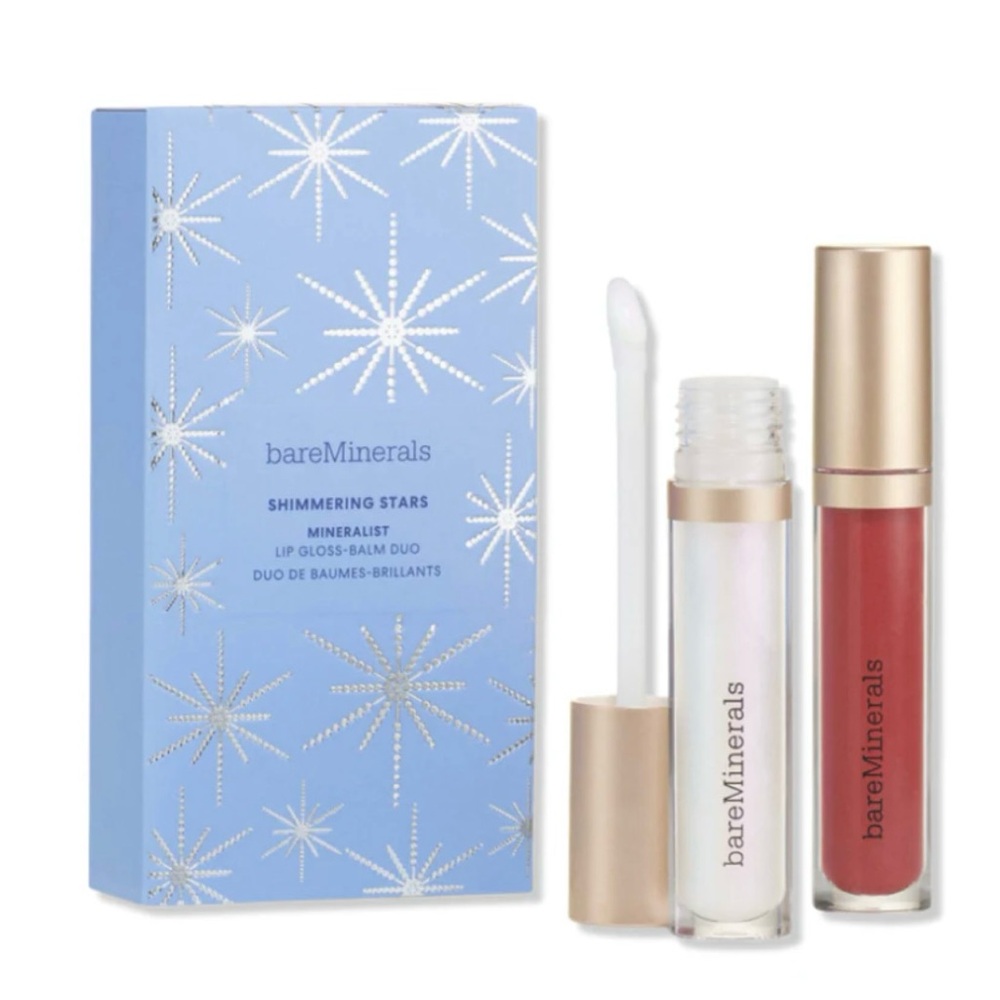 Bareminerals Shimmering Stars Mineralist Lip Gloss Balm Duo  Enchantment/Wonder